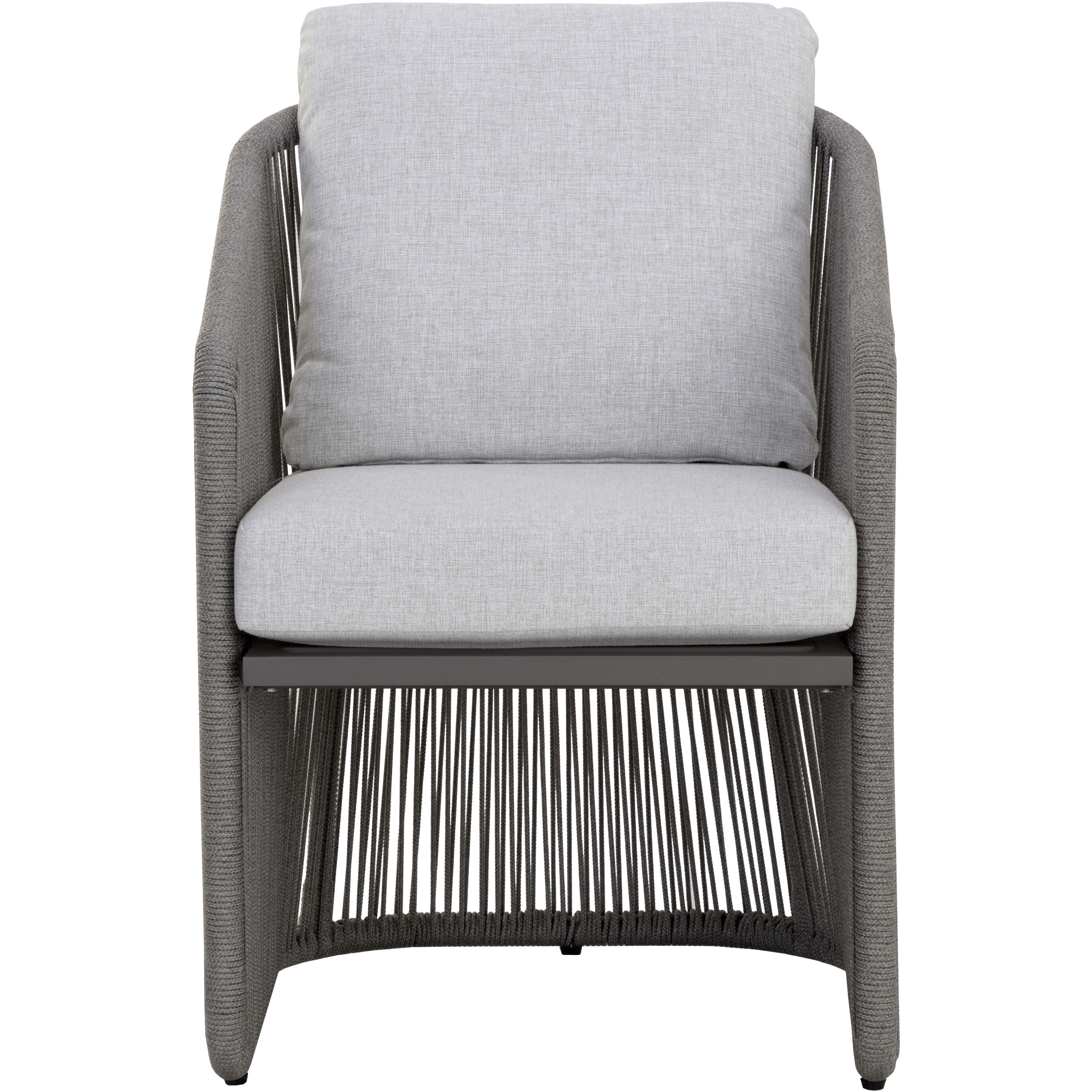Allariz Warm Grey / Gracebay Light Grey Outdoor Dining Armchair